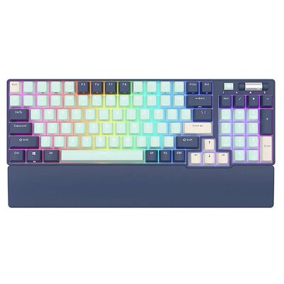 Klawiatura ROYAL KLUDGE RK96 RGB Brown Switch Niebieski