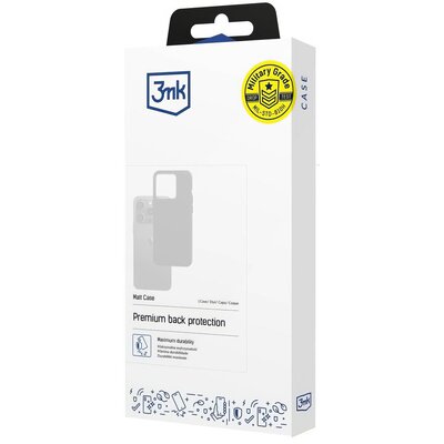 Etui 3MK Matt Case do Honor X8B Czarny