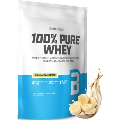 Odżywka białkowa BIOTECH 100 Pure Whey Bananowy (1000 g)