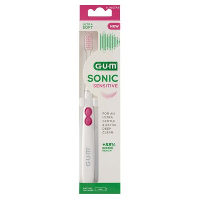 Szczoteczka soniczna SUNSTAR GUM Sensitive 4101 Biały
