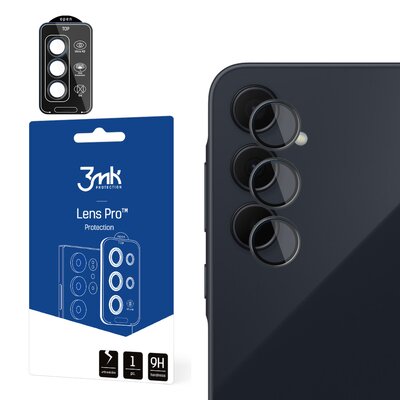 Szkło hartowane na obiektyw 3MK Lens Protection Pro Black do Samsung Galaxy A55 5G