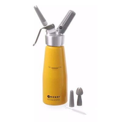 Syfon do bitej śmietany HENDI Kurt Scheller Edition 0,5 l Żółty