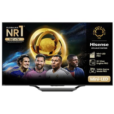 Telewizor HISENSE 55U7NQ 55" MINILED 4K 144Hz VIDAA Full Array Dolby Atmos Dolby Vision HDMI 2.1