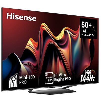Telewizor HISENSE 75U7NQ 75" MINILED 4K 144Hz VIDAA Full Array Dolby Atmos Dolby Vision HDMI 2.1