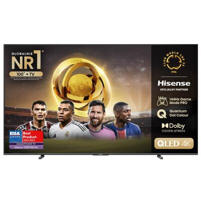 Telewizor HISENSE 100E7NQ Pro 100" QLED 4K 144Hz VIDAA Full Array Dolby Atmos Dolby Vision