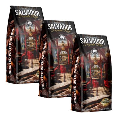 Kawa BLUE ORCA Salvador Fazenda Roja 3 x 1kg (Rzemieślnicza) (Speciality)