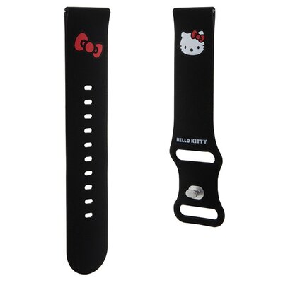 Pasek HELLO KITTY Silicone Kitty Head (46mm) Czarny