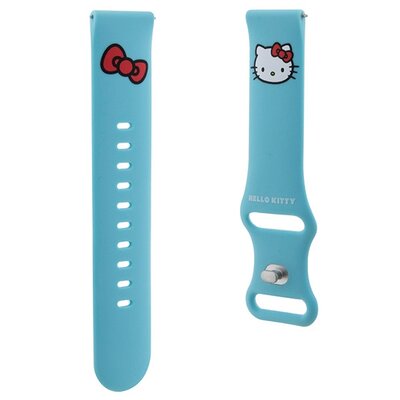 Pasek HELLO KITTY Silicone Kitty Head (40/41/42/44/45/46 mm) Niebieski