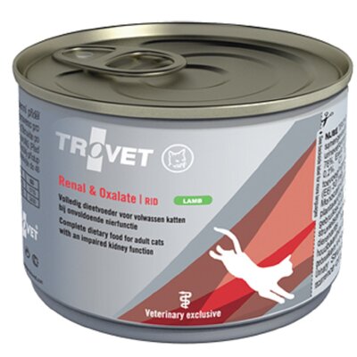 Karma dla kota TROVET RID Renal & Oxalate Jagnięcina 200 g