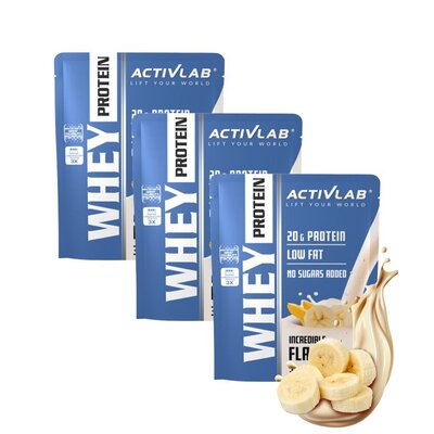 Odżywka białkowa ACTIVLAB Whey Protein WPC 85 Bananowy (3 x 30 g)