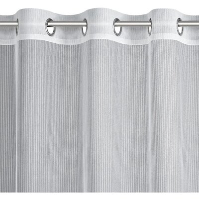 Firana gotowa EUROFIRANY Sadie 300 x 150 cm Biały