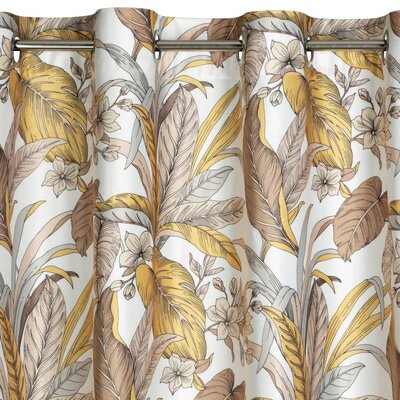 Zasłona EUROFIRANY Bari 140 x 250 cm Beżowy