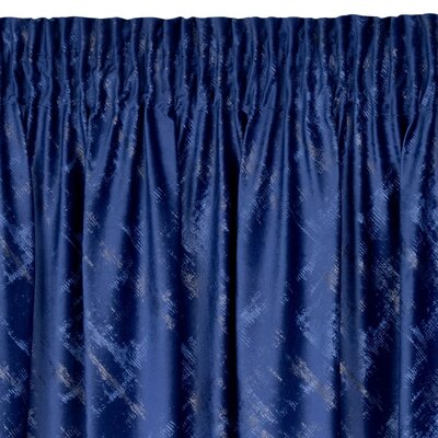 Zasłona EUROFIRANY Adria 140 x 270 cm Granatowy