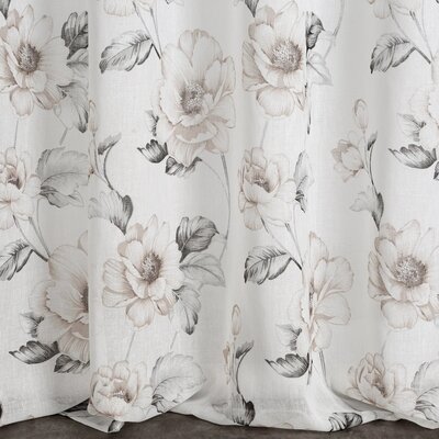Фото - Штори й тюлі Firana gotowa EUROFIRANY Basala 140 x 250 cm Naturalny-beżowy
