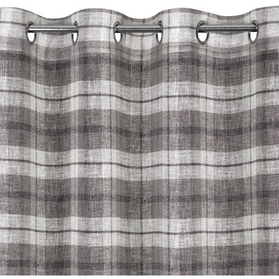 Zasłona EUROFIRANY Kelli 140 x 250 cm Szaro-biały