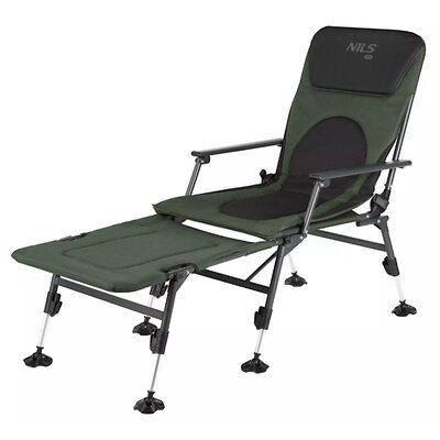 Krzesło wędkarskie NILS CAMP NC1802 Zielono-czarny