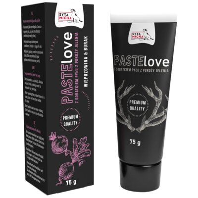 Przysmak dla psa SYTA MICHA PasteLOVE Pasta Wieprzowina z burakiem 75 g