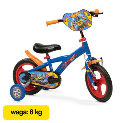 Rower dziecięcy TOIMSA Hot Wheels 12 cali Niebiesko-czerwony Wzrost: 85-100 cm Wiek: 3-5 lat