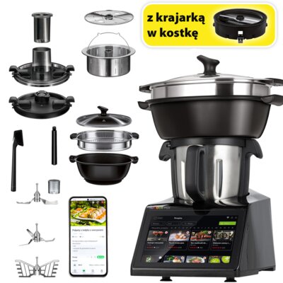 Wielofunkcyjny robot kuchenny ICOOOK MRK-48P 3.0 PLUS (WiFi) z wagą i krajarką w kostkę