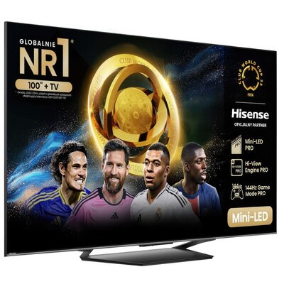 Telewizor HISENSE 85U7NQ 85" MINILED 4K 144Hz VIDAA Full Array Dolby Atmos Dolby Vision HDMI 2.1