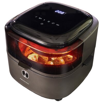 Air Fryer Frytkownica beztłuszczowa HISENSE HAF1350DR z okienkiem do obserwacji postępów gotowania