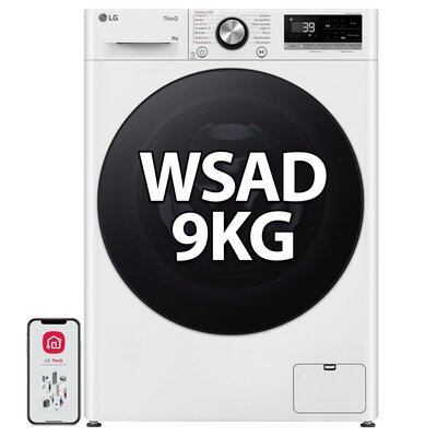 Pralka LG F4W9072YW KL.A9kg 1400rpm SteamSpa TurboWash™360 Smart ThinQ