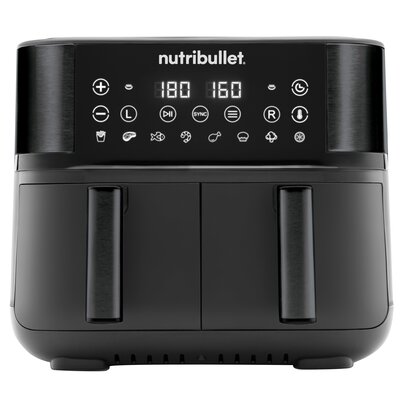Air Fryer Frytkownica beztłuszczowa NUTRIBULLET Twin Drawer NBA081B z podwójnym koszem
