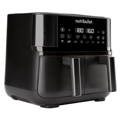 Air Fryer Frytkownica beztłuszczowa NUTRIBULLET Twin Drawer NBA081B 8l z podwójnym koszem
