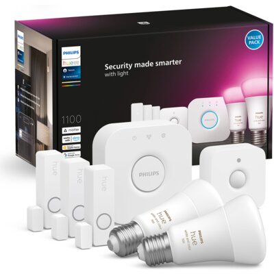 Zestaw startowy PHILIPS HUE 8720169159617 9W E27 + mostek Hue