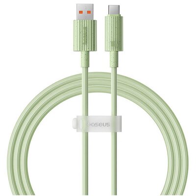Kabel USB - USB-C BASEUS Habitat 100 W 1m Zielony