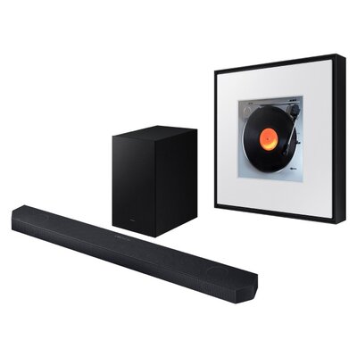 Soundbar SAMSUNG HW-Q700D EN + Głośnik multiroom SAMSUNG Music Frame HW-LS60D EN Czarny