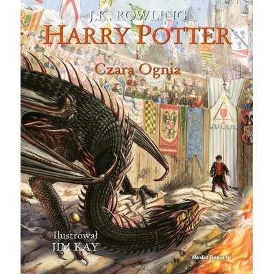 Książka Harry Potter i Czara Ognia Tom 4 J.K. Rowling (twarda okładka)