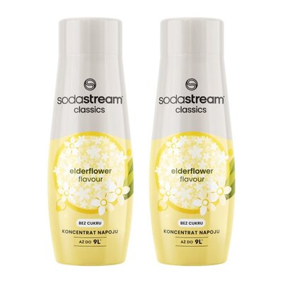 Syrop do saturatorów SODASTREAM Kwiat bzu 2 x 440 ml