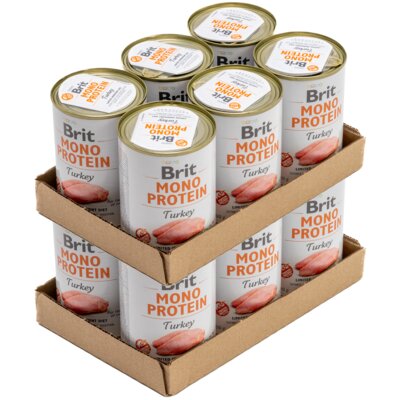 Karma dla psa BRIT Mono Protein Indyk 12 x 400 g