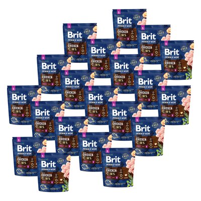 Karma dla psa BRIT Premium By Nature Kurczak 20 x 1 kg