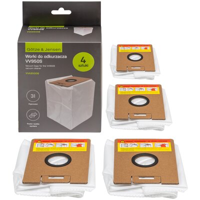 Worek na kurz GÖTZE & JENSEN VVA950DB do modeli VV950S / VV900S (4 szt.)