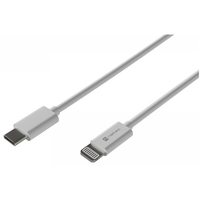 Kabel USB-C - Lightning NATEC Prati MFI 20W 2 m Biały