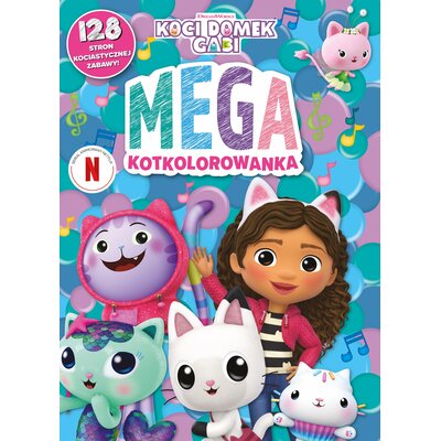 Kolorowanka Koci Domek Gabi Mega Kotkolorowanka (miękka okładka)