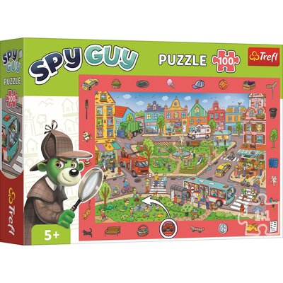 Фото - Пазли й мозаїки Trefl Puzzle  Spy Guy Miasto 15590  (100 elementów)
