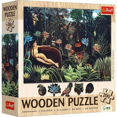 Фото - Пазли й мозаїки Trefl Puzzle  Wooden Puzzle Sen Henri Rousseau 20253  (200 elementów)