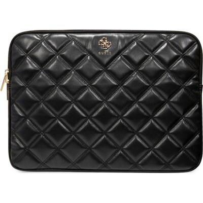 Etui na laptopa GUESS Quilted 4G 13-14 cali Czarny