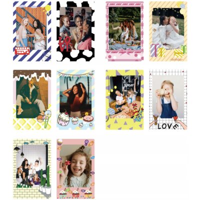 Zestaw ramek LOVEINSTANT LI00390 do FujiFilm Instax Mini 99/12/11/40/Evo/Liplay/Link + Naklejki