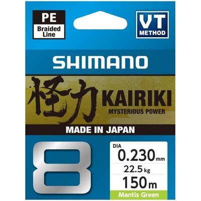 Plecionka SHIMANO Kairiki 8 0.23 mm / 150 m Zielony