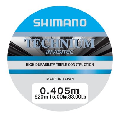 Żyłka SHIMANO Technium QP Invisitec 0.405 mm / 620 m Szary