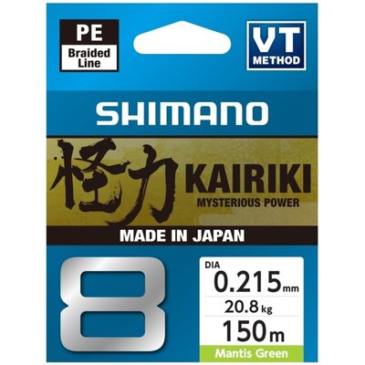 Plecionka SHIMANO Kairiki 8 0.215 mm / 150 m Zielony