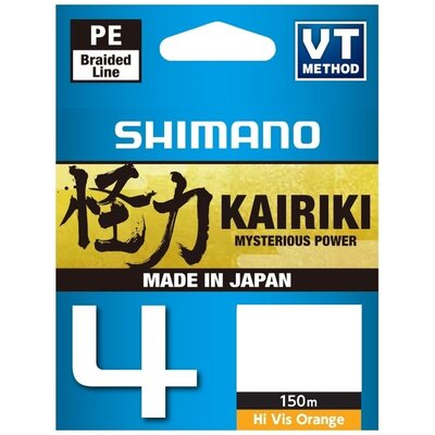Plecionka SHIMANO Kairiki 4 0.13 mm / 150 m Pomarańczowy