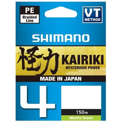 Plecionka SHIMANO Kairiki 4 0.16 mm / 150 m Zielony