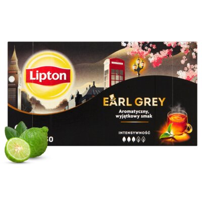 Herbata LIPTON Earl Grey Czarna (50 sztuk)