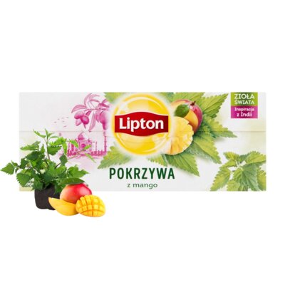 Herbata LIPTON Pokrzywa z Mango (20 sztuk)