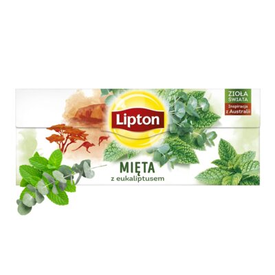 Herbata LIPTON Mięta z Eukaliptusem (20 sztuk)